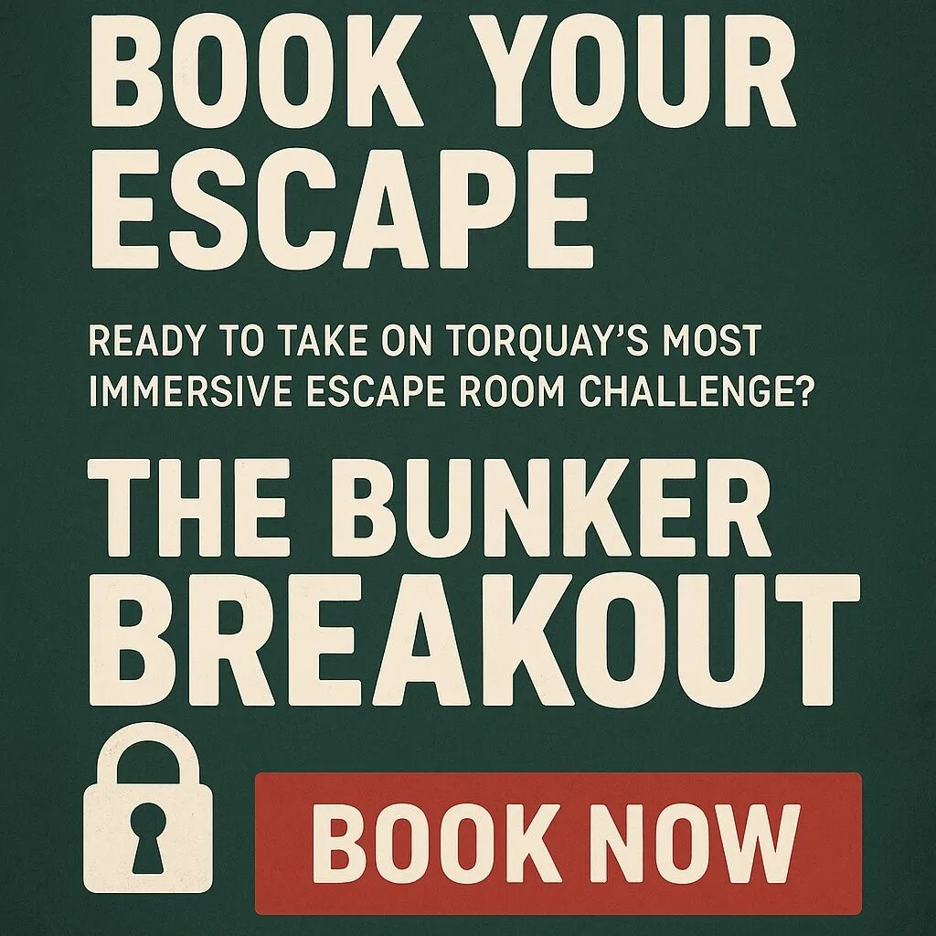 Escape room adventure indoor activity at The Boulder Bunker Torquay